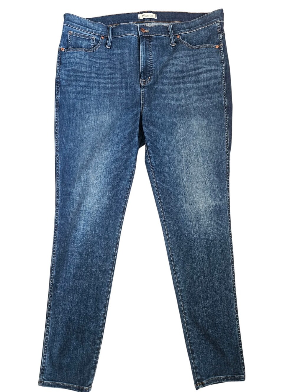 Madewell Womens 10" High Rise Skinny Blue Jeans‎ Sz 35T